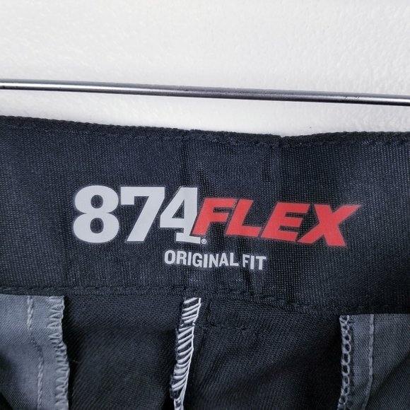Dickies Black 874 FLEX Original Fit Work Pants NWT size 34x32 - Picture 7 of 13